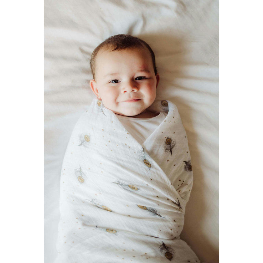 Organic Cotton Muslin Swaddle