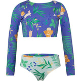 BOSQUE DE CONEJOS AZUL - SUN LONGSLEEVE BIKINI