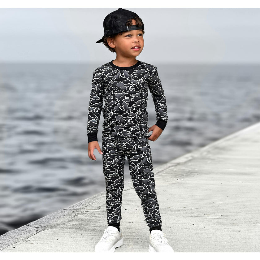 Deep End 2 Piece Pajama Set