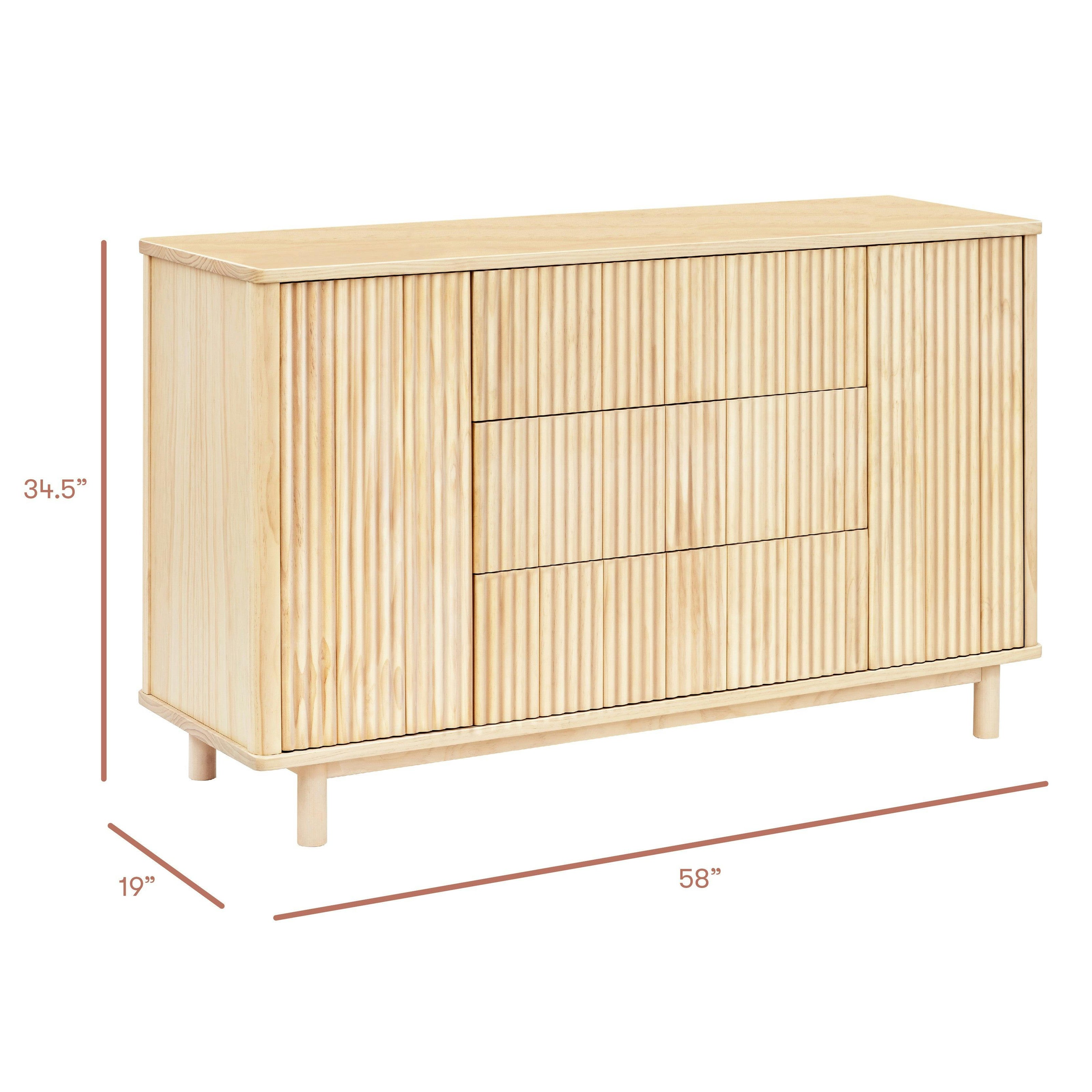 Babyletto Pogo Tambour Assembled Dresser