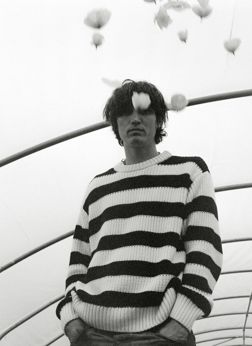 Musa Men Jumper Summer Midnight Knit Stripes
