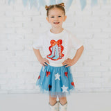 Red Glitter Bow Clip Set