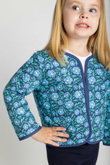 Floral Print Quilted Jacket