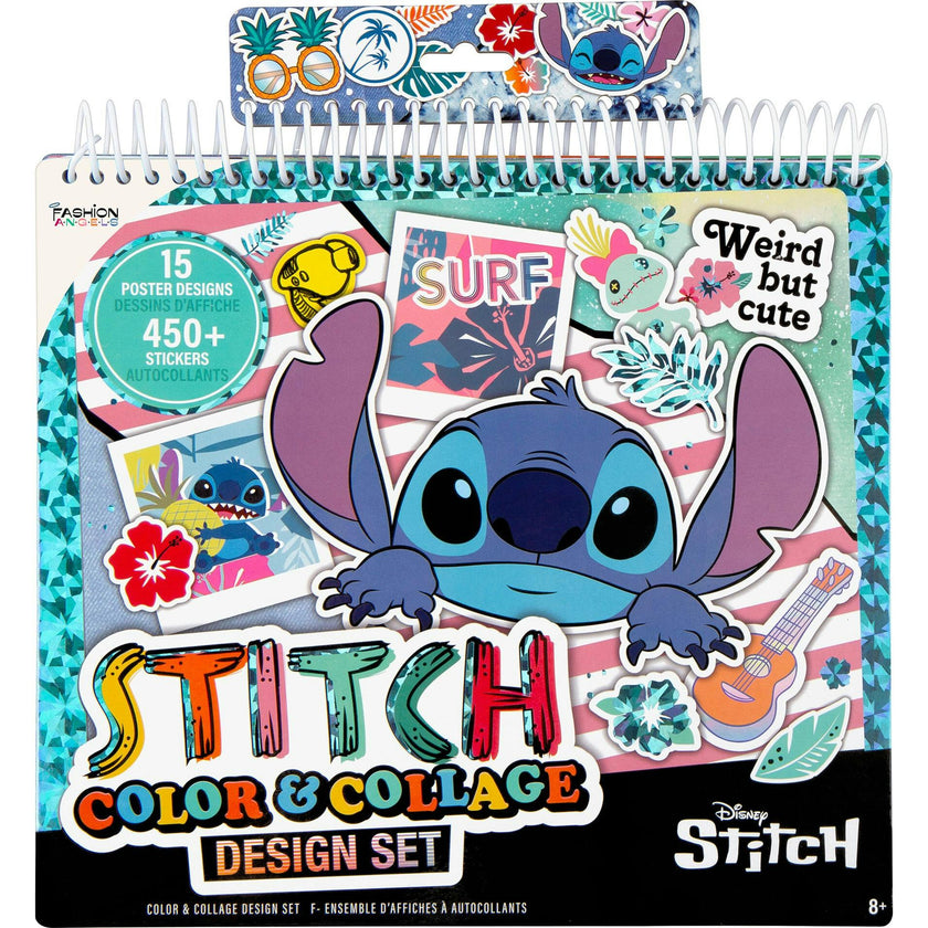 Disney Stitch: Color & Collage Design Set