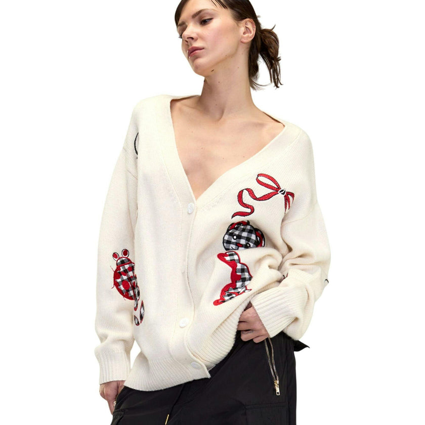 Playful Patchwork Cardigan