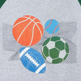 Raglan Tee Hoodie Set | Sports