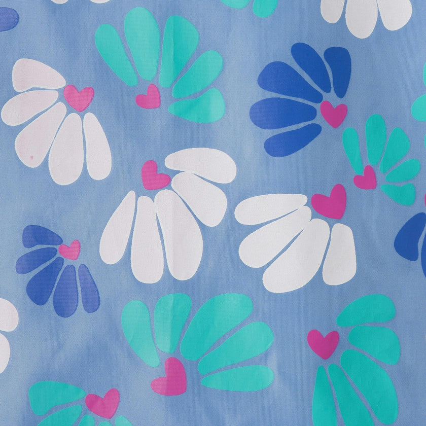 Reversible Color-Changing Puffer Jacket | Blue Floral