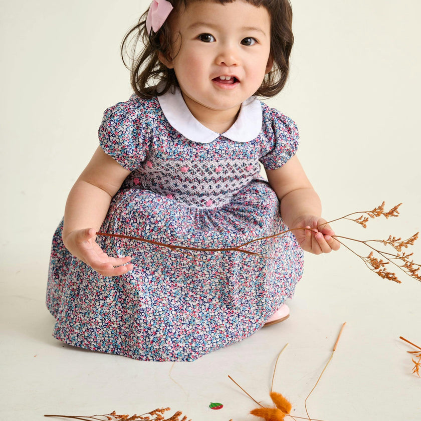 Smocked Baby Dress Isla