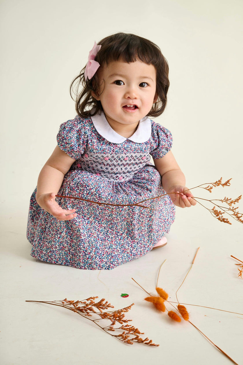 Smocked Baby Dress Isla