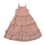 Girls Maxi Dress in Mini Daisy
