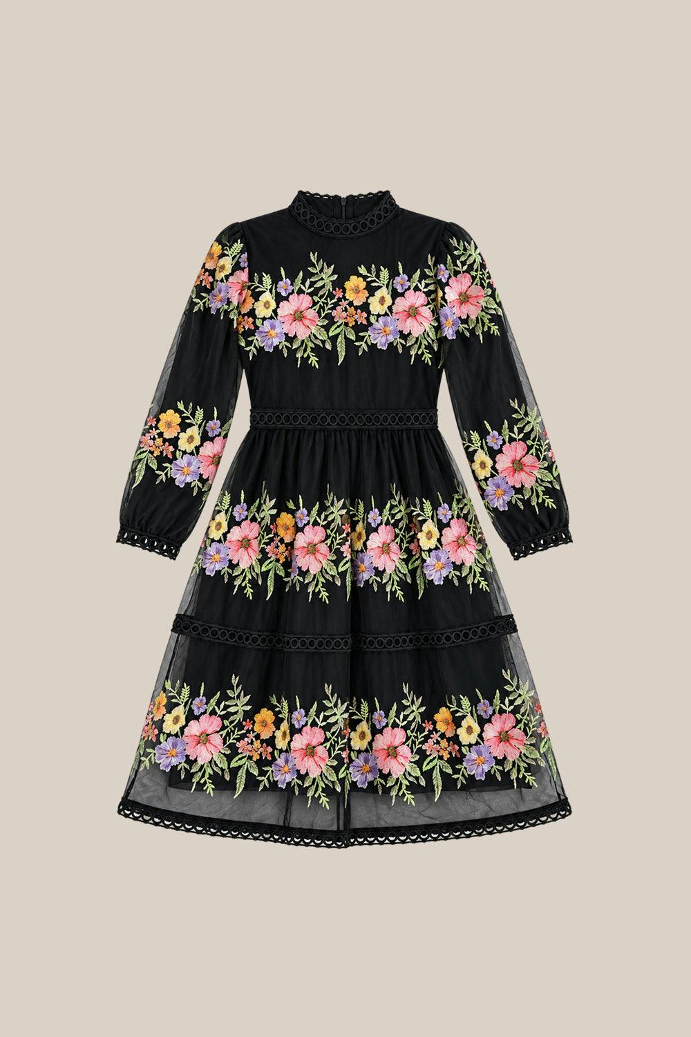 Mini Sicily Dress in Moody Vivid Floral