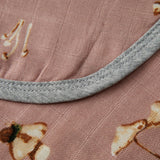 Mushroom Contour Four Layer Burp Cloth