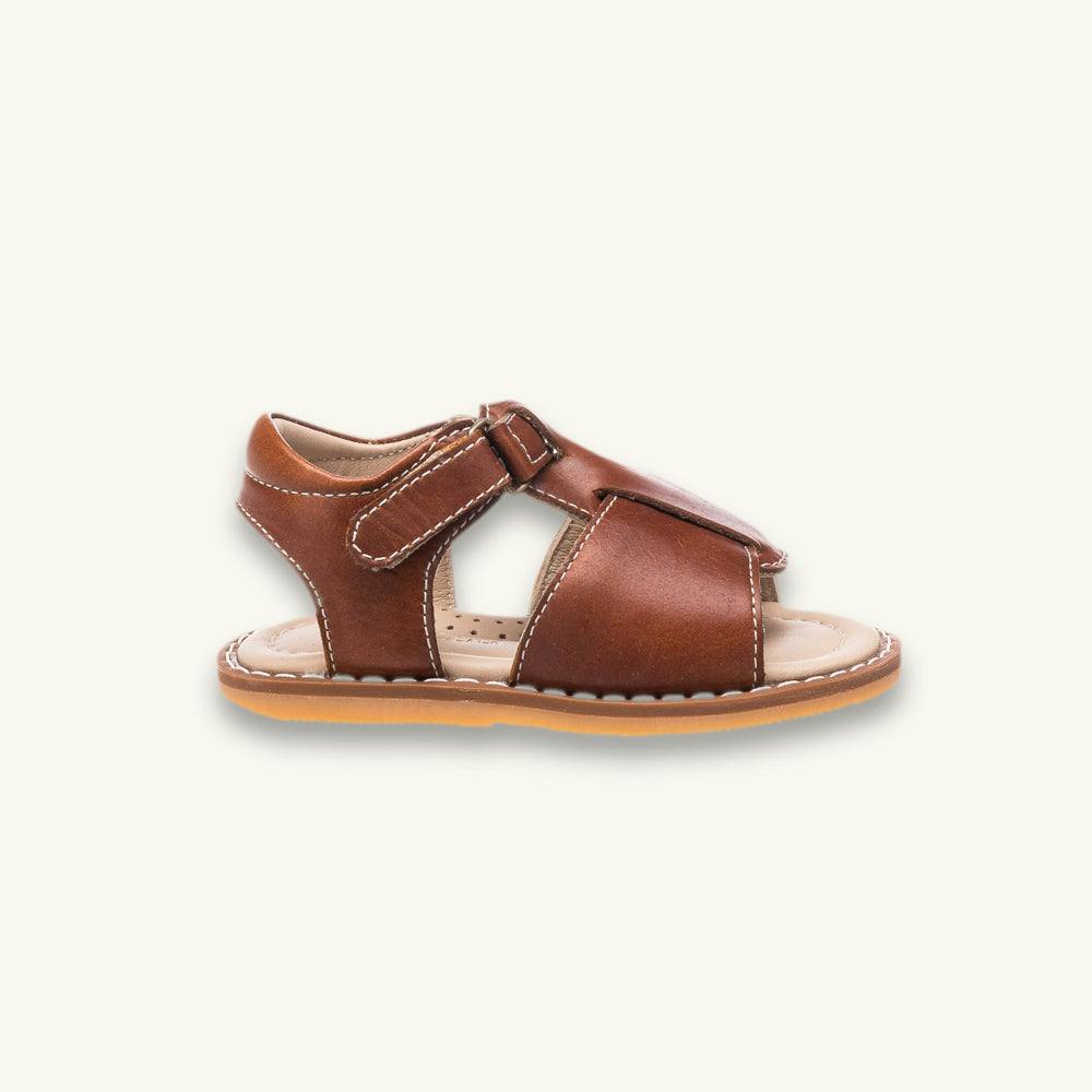 Toddler Boy Sandal | Natural Leather