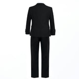 Black Peak Lapel Tuxedo Set