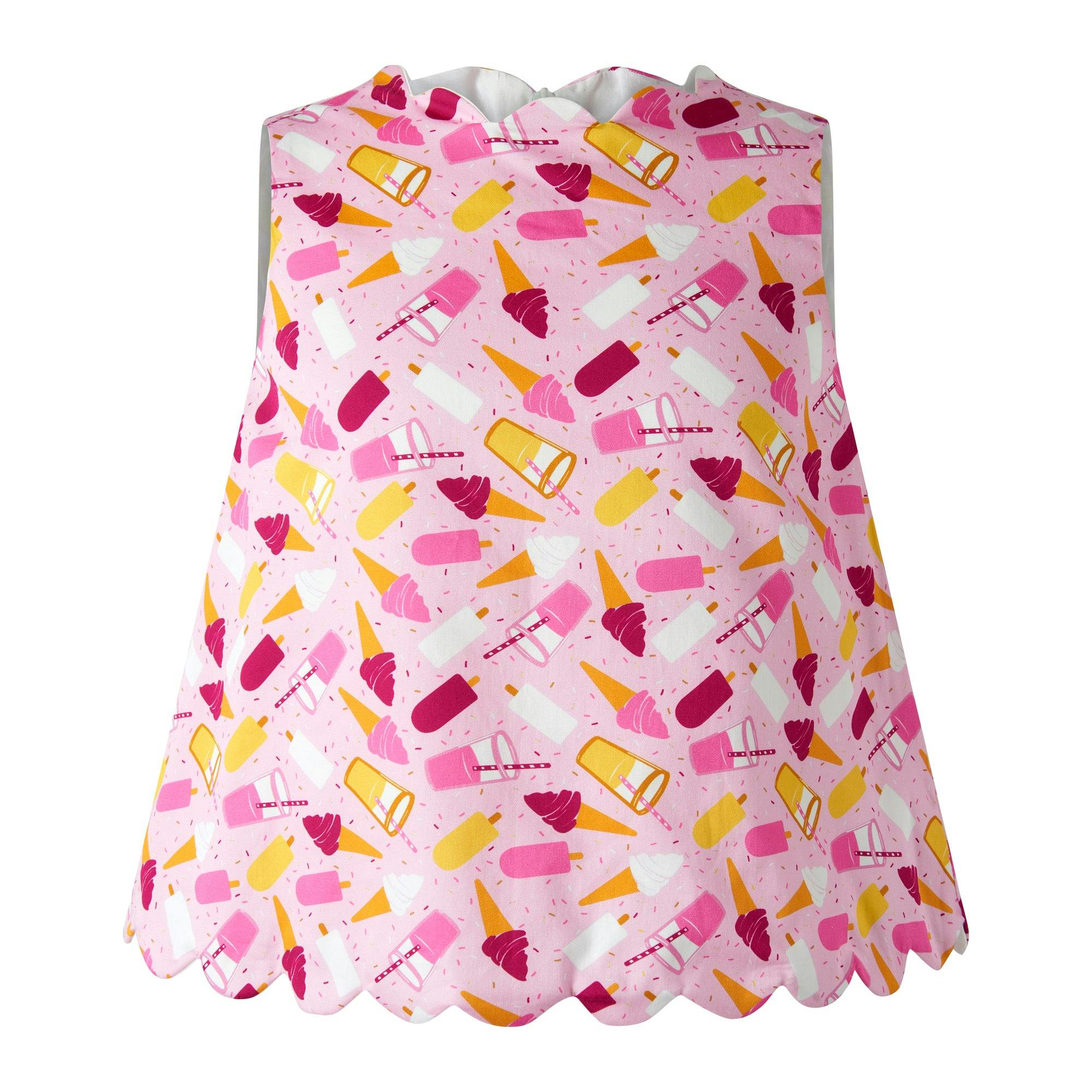 Ice Cream Scalloped Short Set