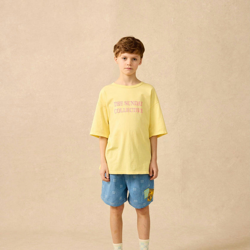 Organic Sunday Tee in Laffy Taffy