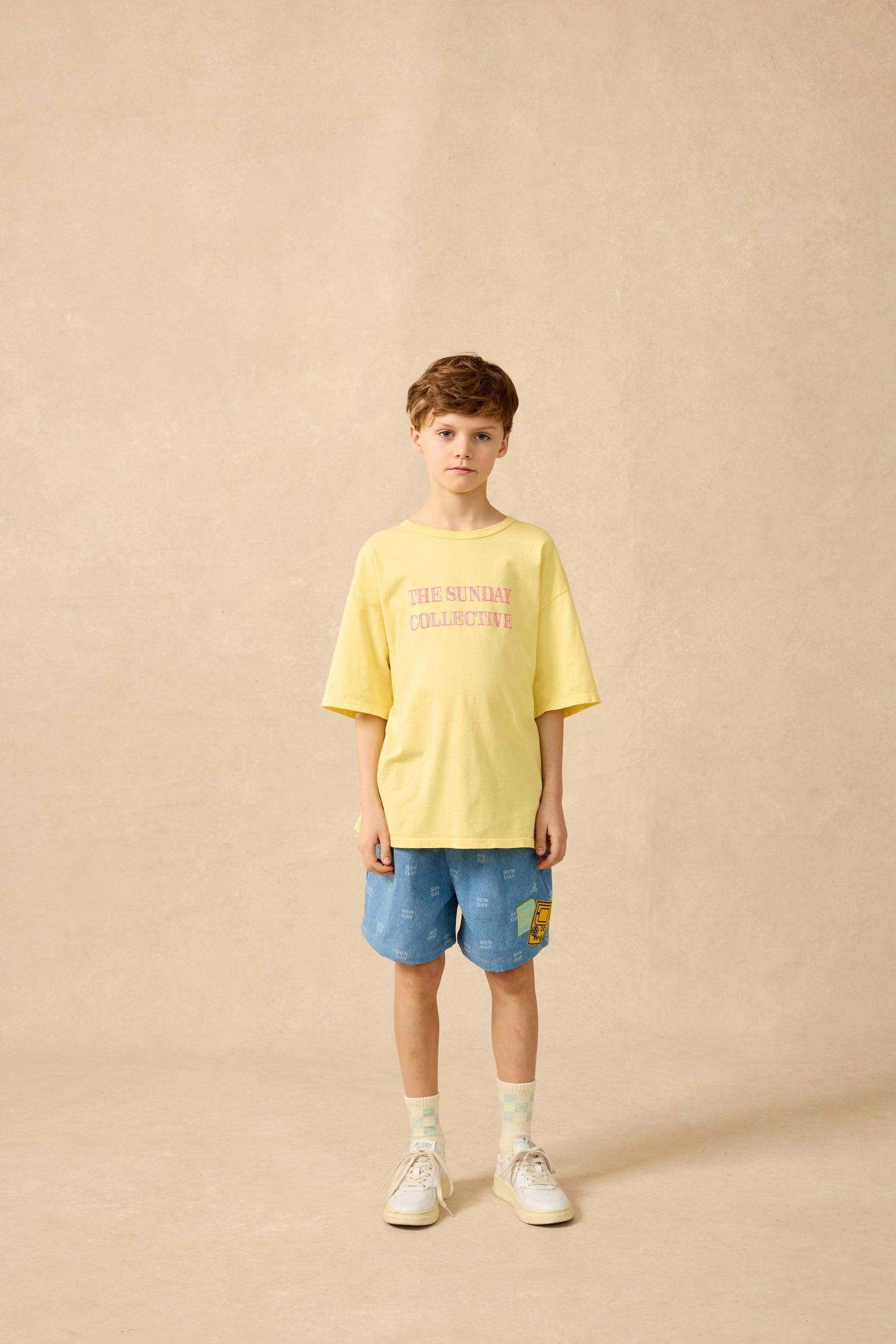 Organic Sunday Tee in Laffy Taffy