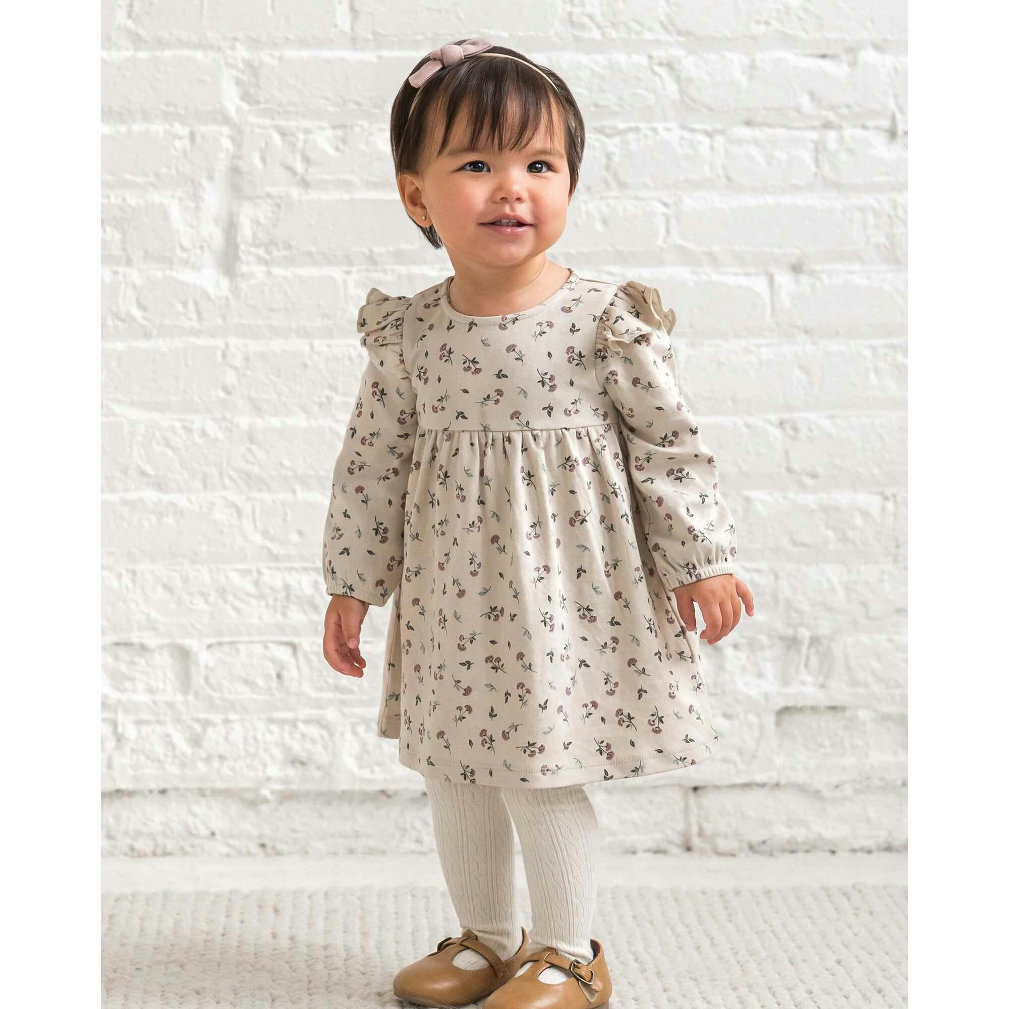 Mika Armhole Ruffle Long Sleeve Dress