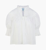The Zinnia Top -  White