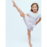 Round Neck 2-Layered Dress With Matching Shorts