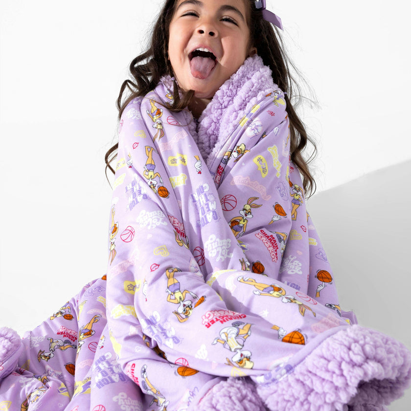 Lola Bunny Bamboo Sherpa Blanket
