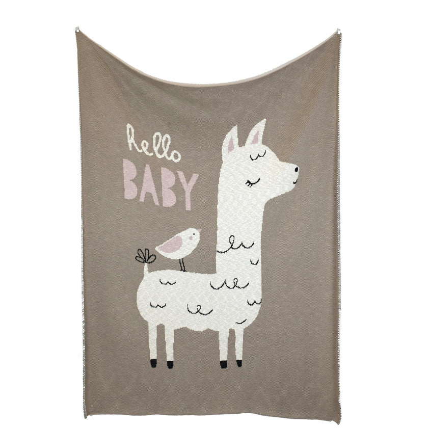 Hello Lama Blanket