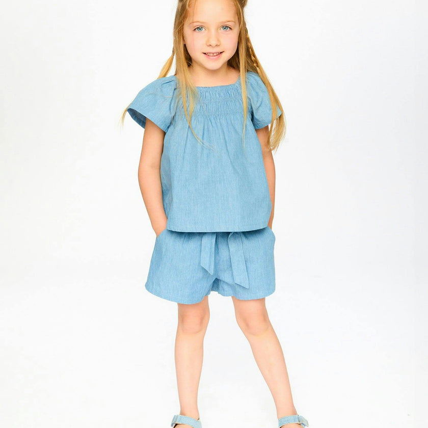 Chambray Top