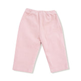 Veiled Pink - Cord Paperbag Pant with Bamboo Lining