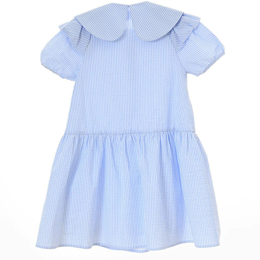 Bloomie dress (light-blue-stripe)
