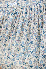 Smocked Bridget Bubble - Wisteria Floral