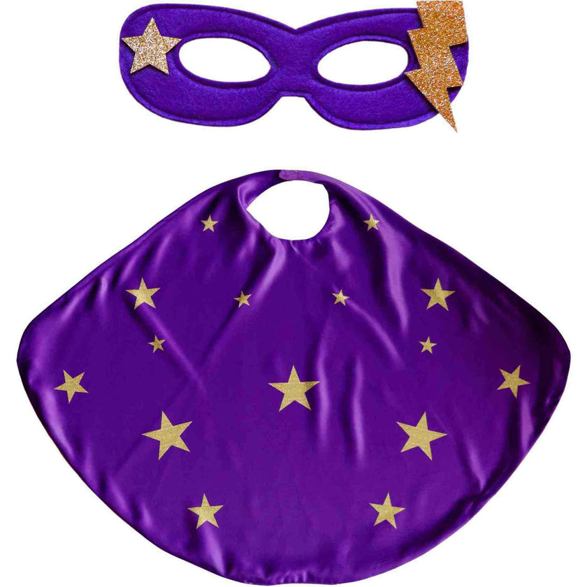 Superhero Star Power Cape Set, Purple