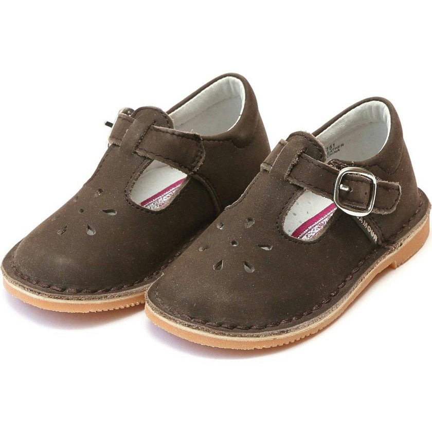 Joy Classic Nubuck Leather T-Strap Mary Jane
