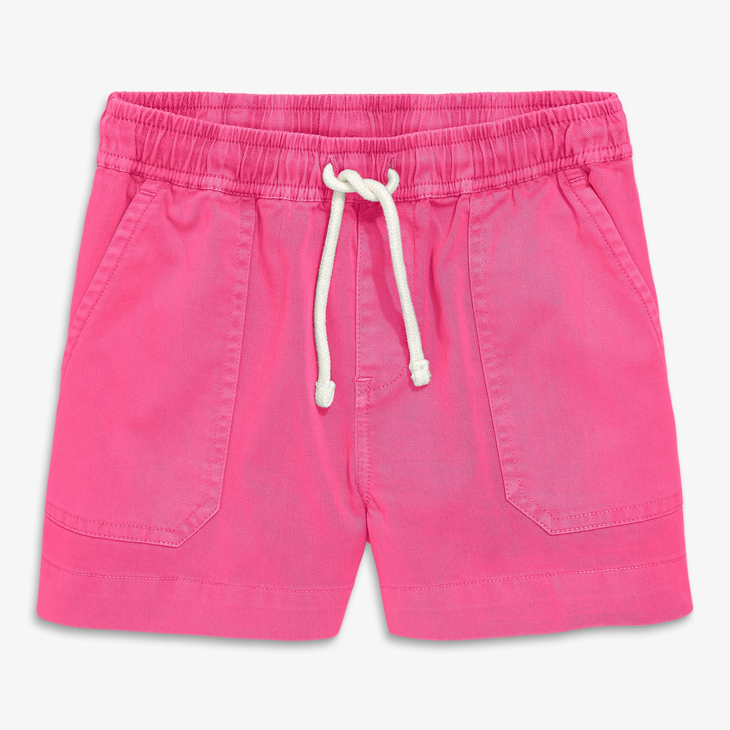 Kids garment dyed stretch chino midi short
