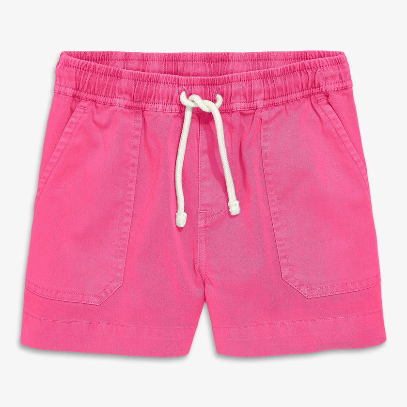 Kids garment dyed stretch chino midi short