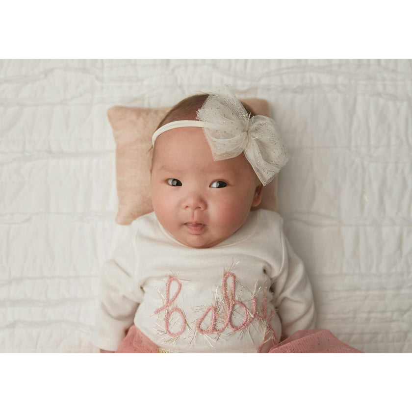Glinda Bow Nylon Headband