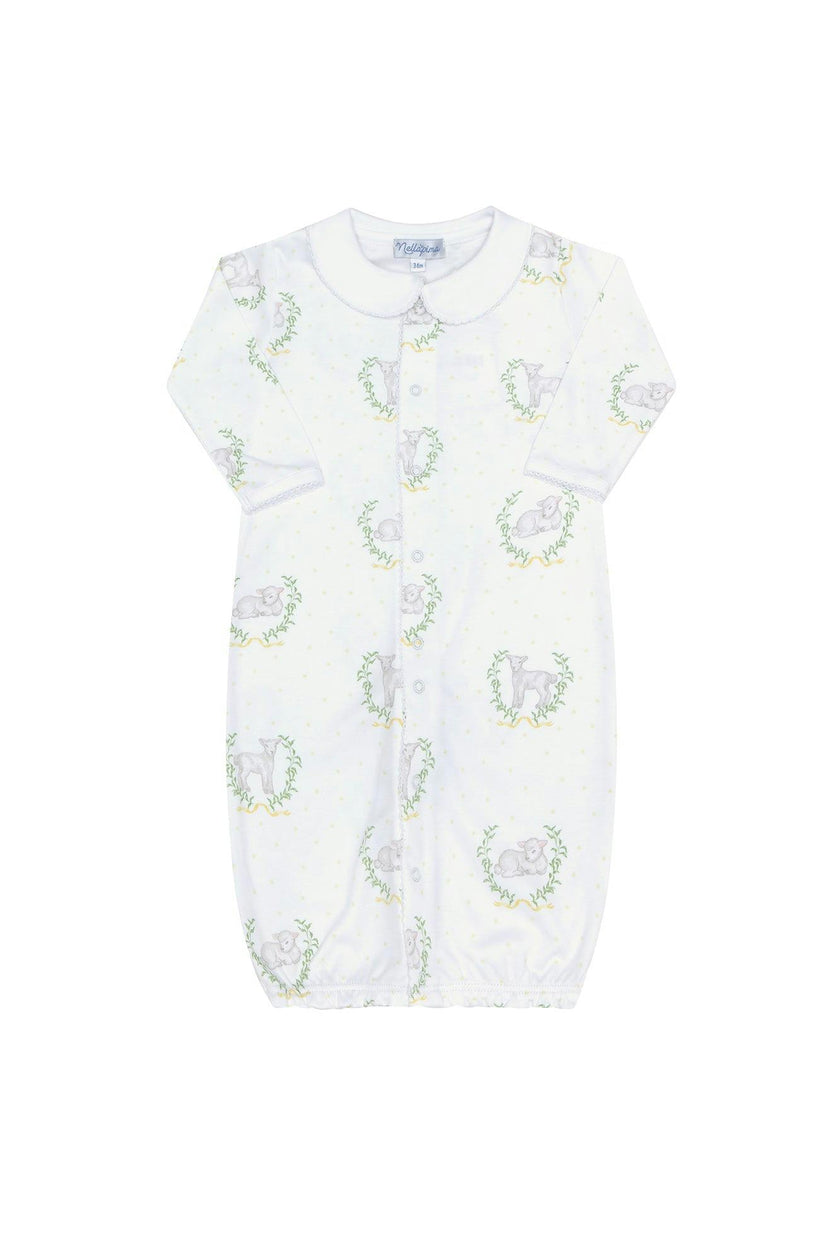 Yellow Print Converter Gown