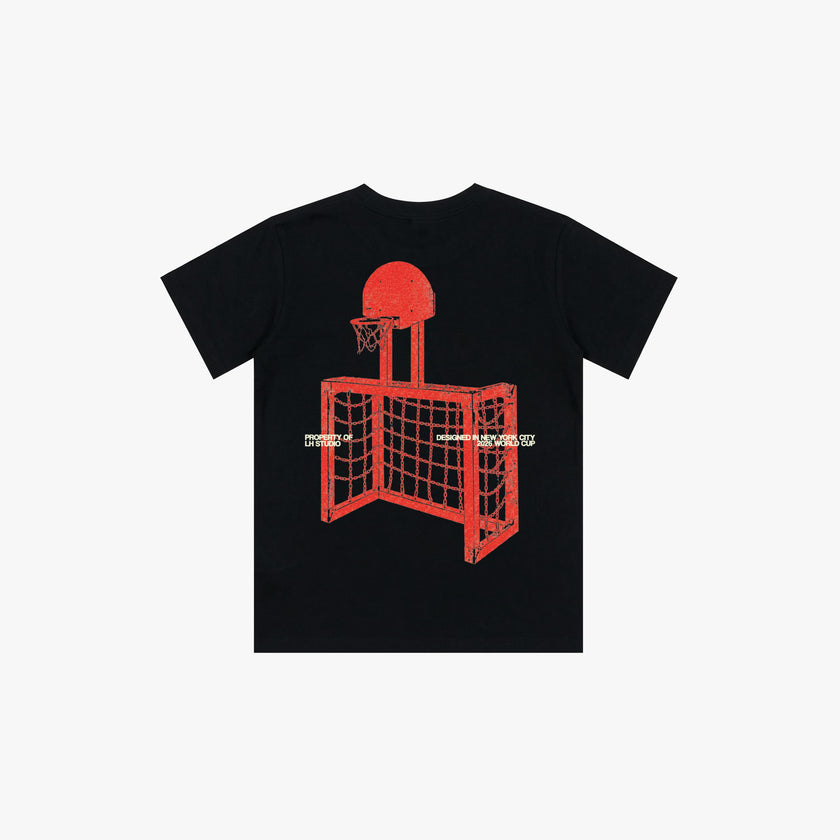 Kids LH Studio Footy & Hoops Tee