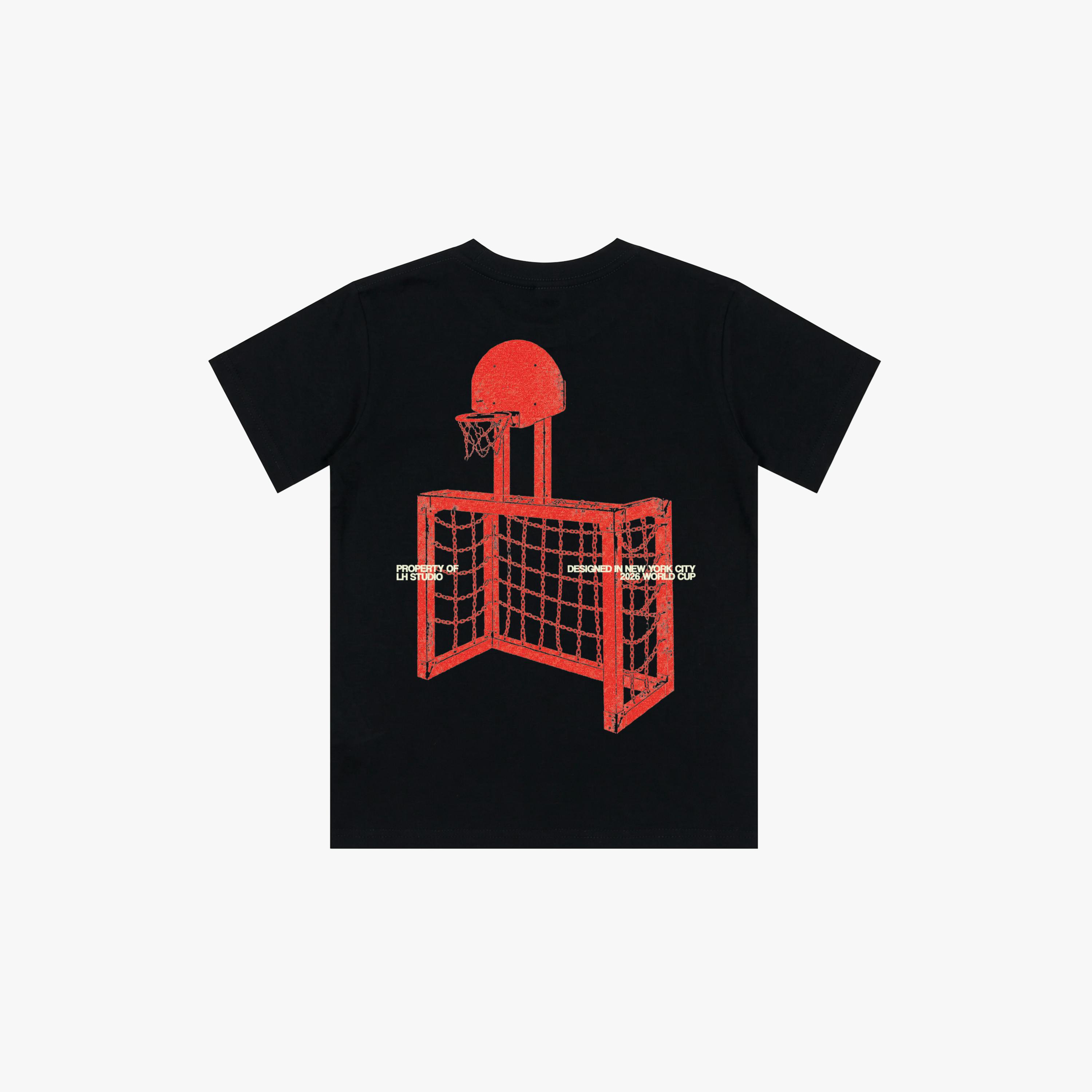 Kids LH Studio Footy & Hoops Tee