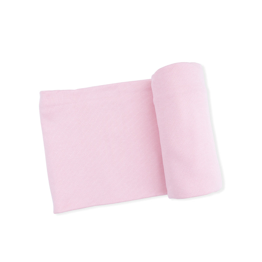 Solid Romance Rose Rib - Swaddle Blanket