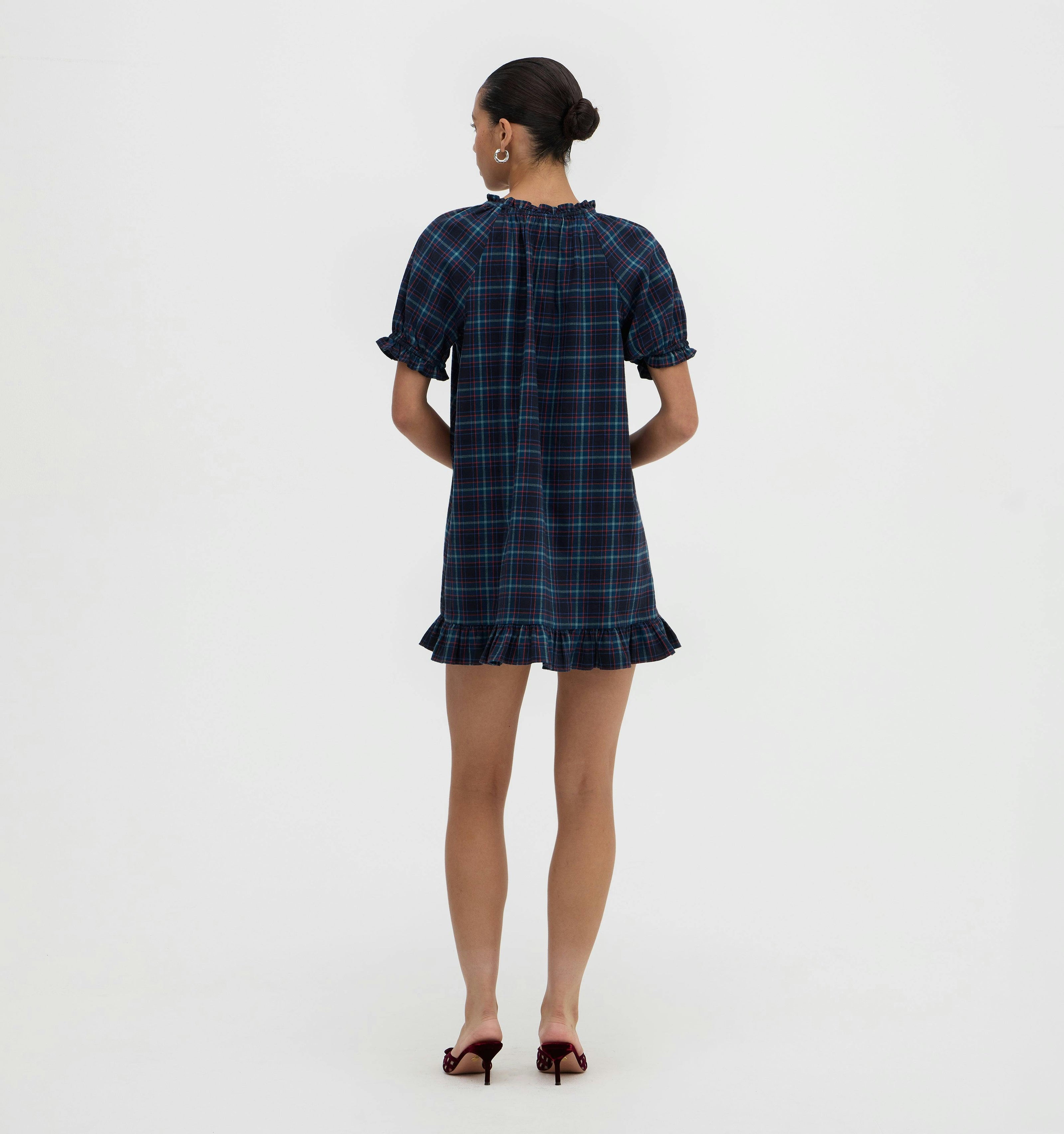 The Katherine Nap Dress - Jewel Tartan