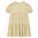 BONTON Enora Yellow Liberty Floral Dress