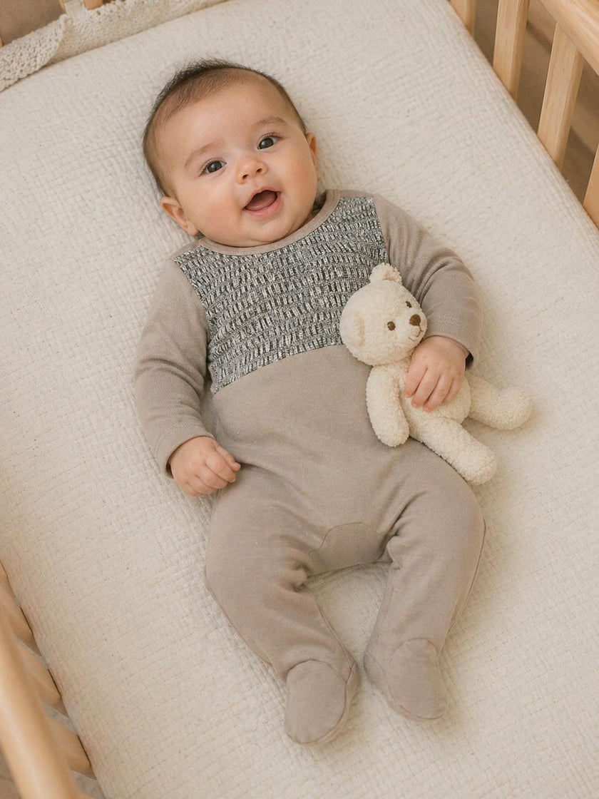 Boys Smocked Footie
