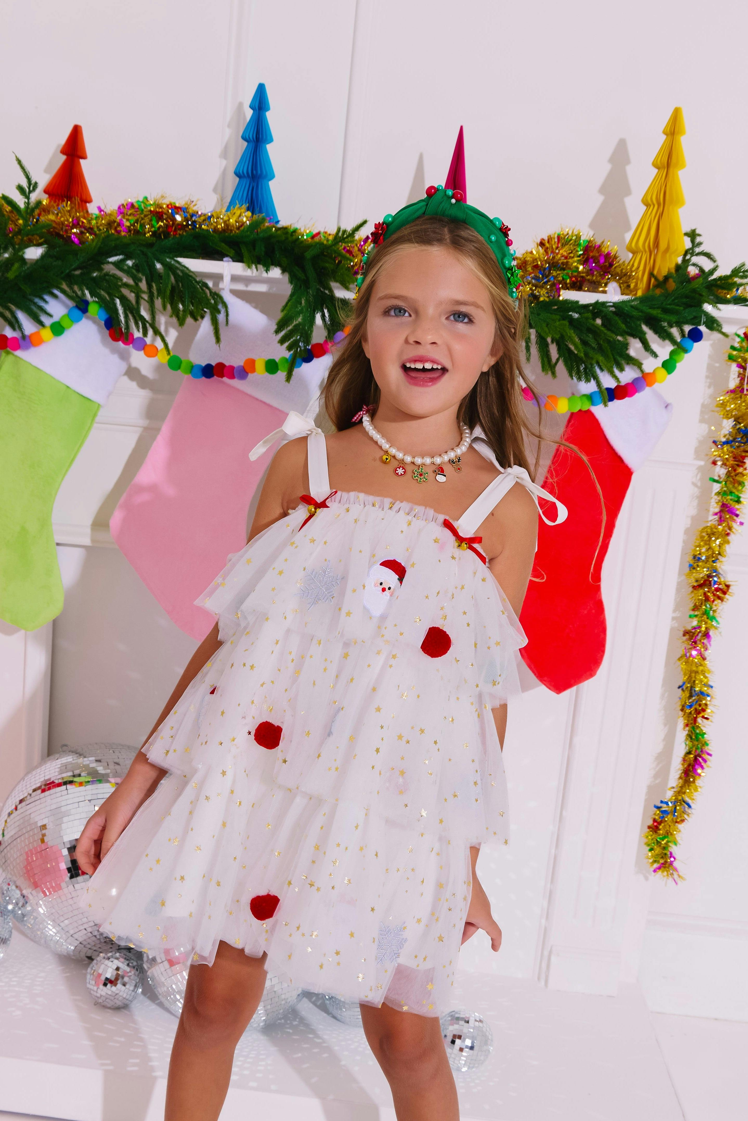 Christmas Starry Tulle Dress