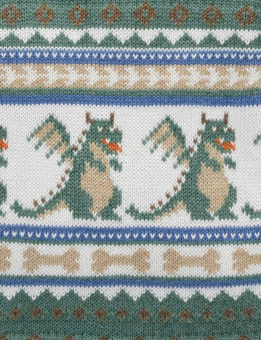 Dragon Fairisle Jumper Dragon Jacquard