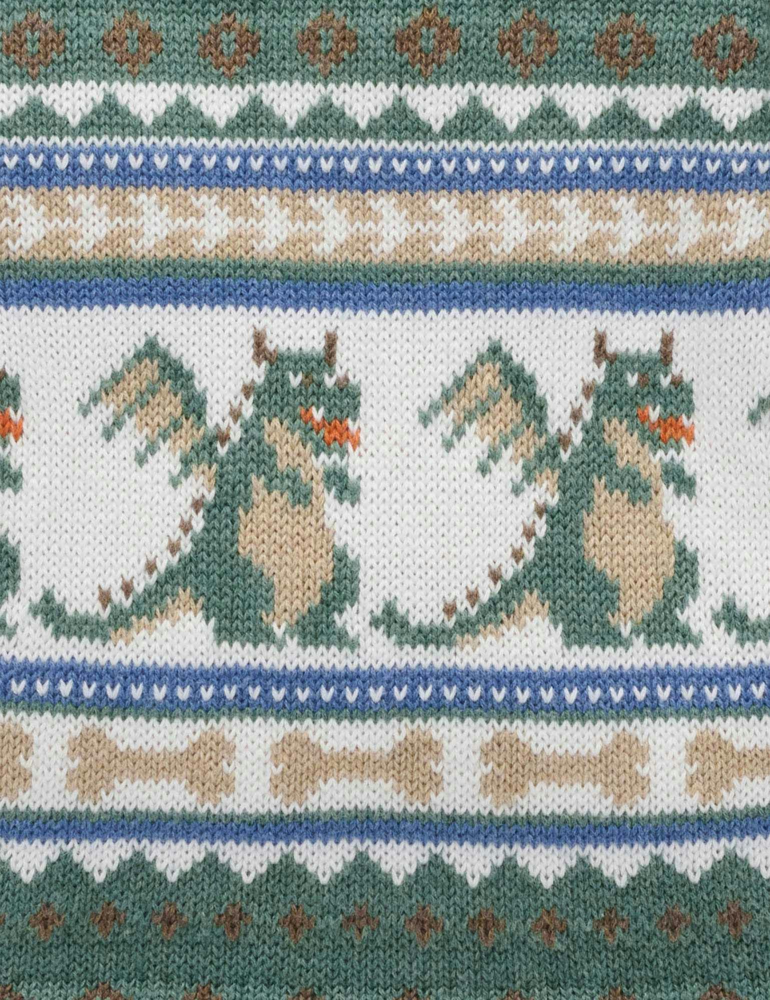 Dragon Fairisle Jumper Dragon Jacquard