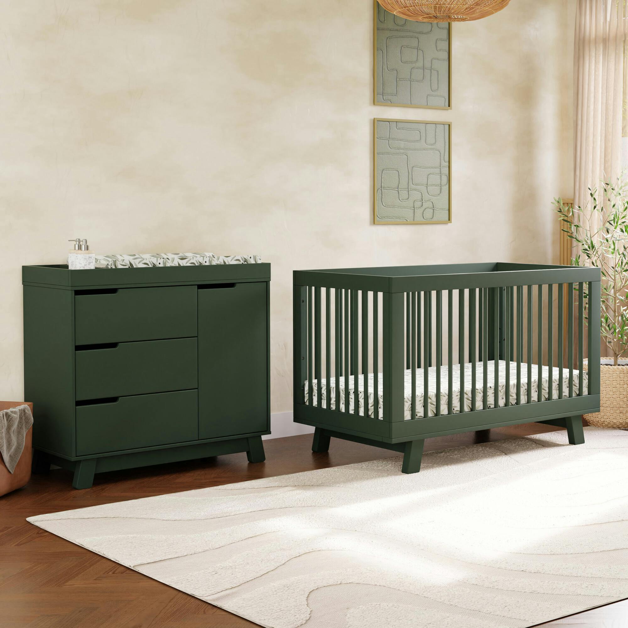 Hudson 3-Drawer Changer Dresser With Removable Changing Tray In