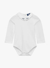 Baby Long Sleeved Monty Train Bodysuit
