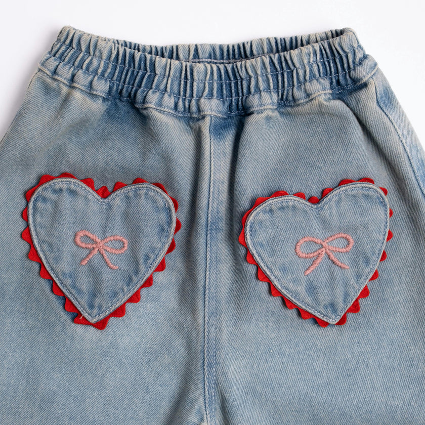Wide-leg Pant in Denim Darling