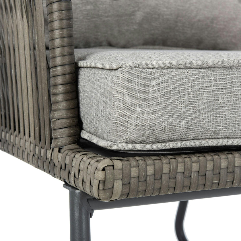 Jensen 3-Piece Rattan Outdoor Lounge Set