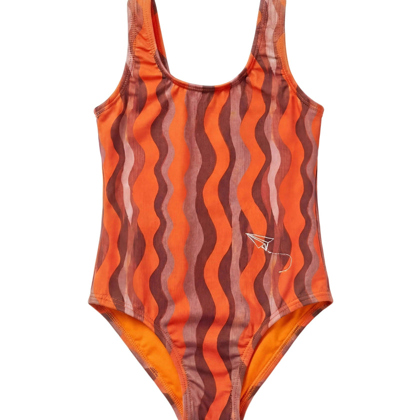 Tangerine Flow Girls Swimzers